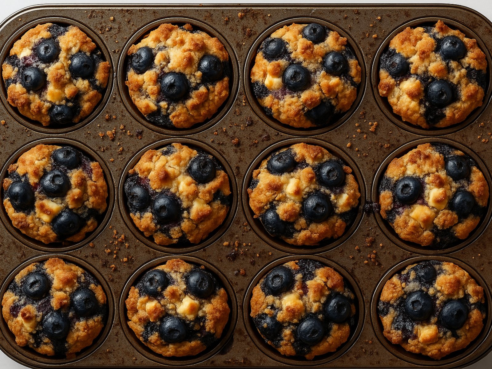 white chocolate blueberry muffins recipe
