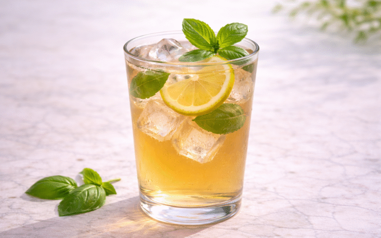 basil lemon iced tea (2)